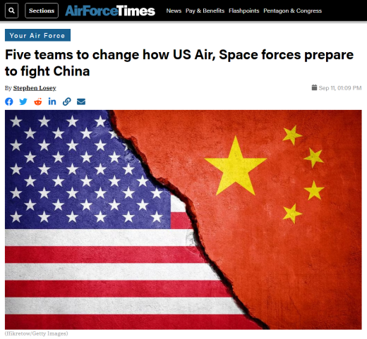 Preparing to fight China
