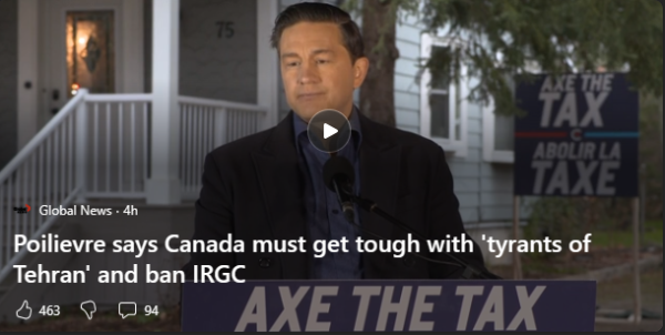 Poilievre being a big weenie with a small weenie