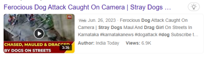 Feral dogs in Modern India
