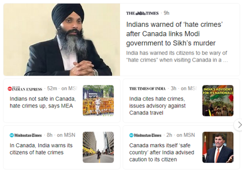 India - major propagandists