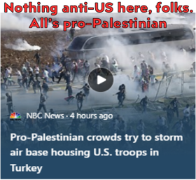 Not Anti-US; Pro-Palestinian