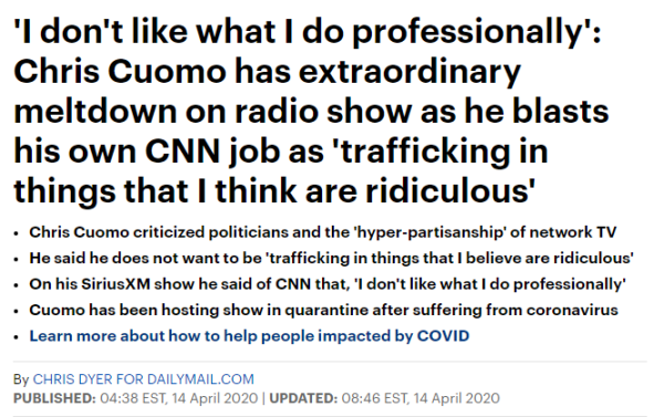 Chris Cuomo hates CNN