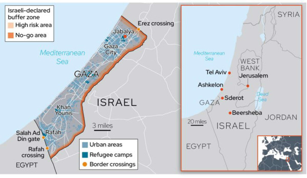 Map - Gaza